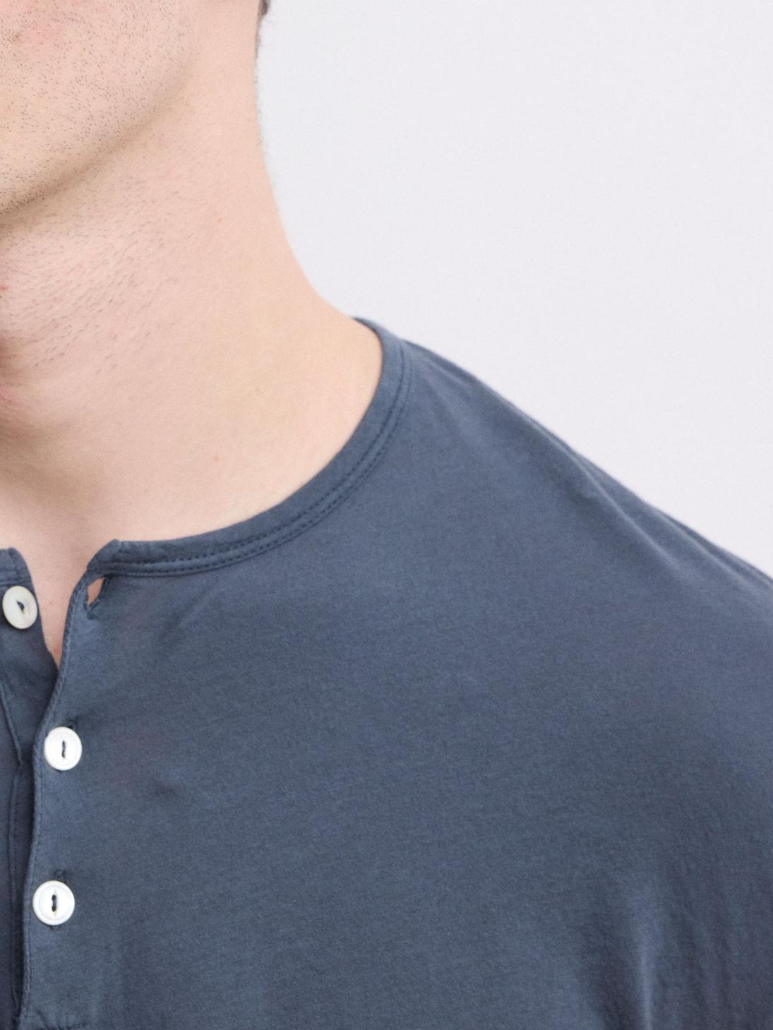 Comfortable Casual Breathable Soft Haze Blue T-Shirt