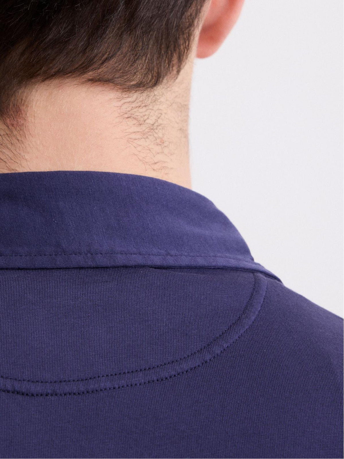 Casual Soft And Comfortable Simple Deep Blue Shirt