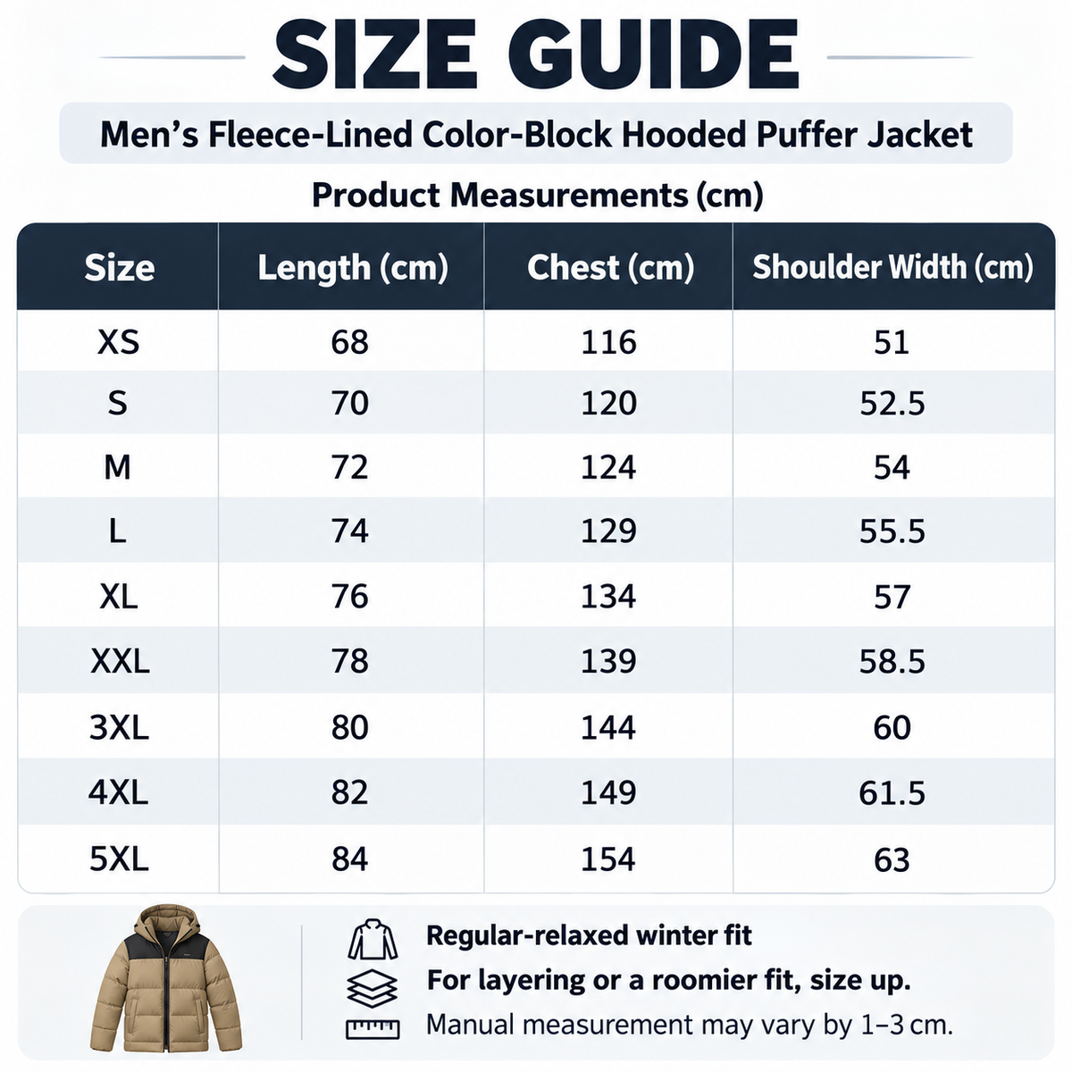 🔥 BESTSELLER | 3PCS $24.95 | Men's Fleece-Lined Color-Block Hooded Winter Jacket