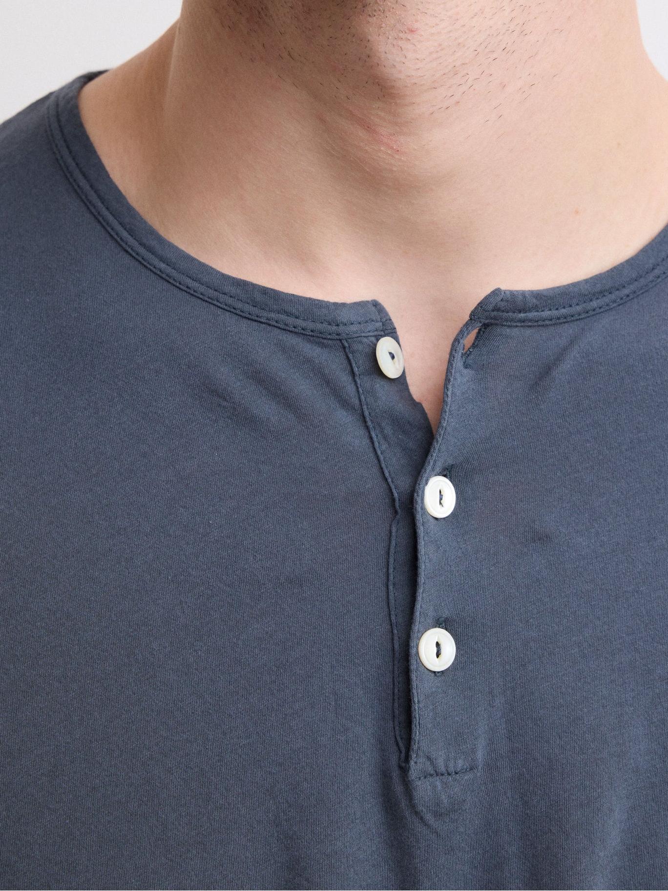 Comfortable Casual Breathable Soft  Haze Blue  T-Shirt