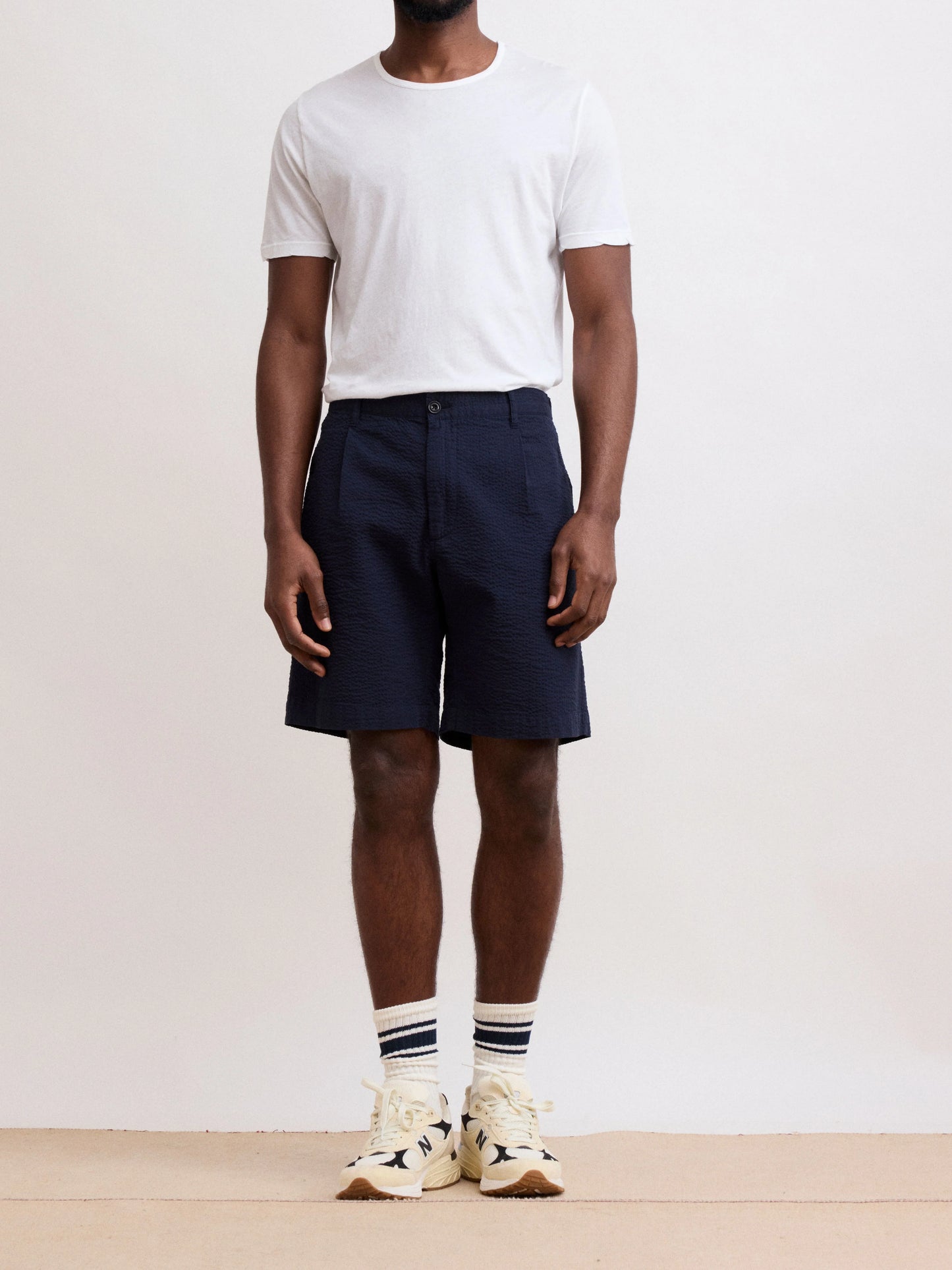 Casual Style Men's Deep Blue Shorts