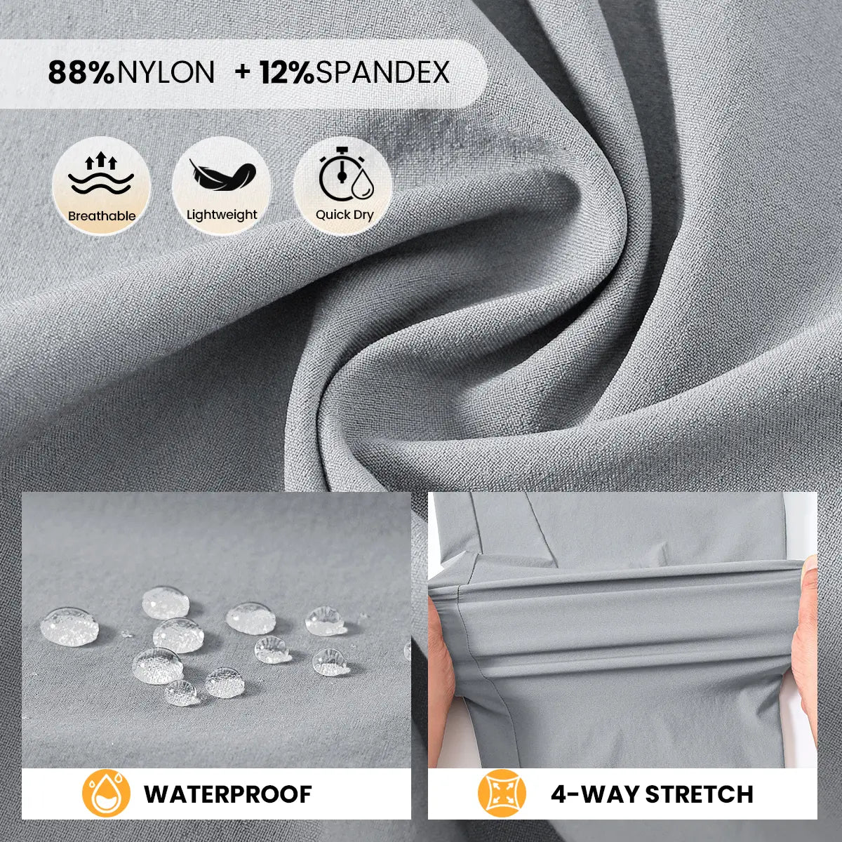 🔥 BEST SELLER | 8PCS $24.99 | Men’s 4-Way Stretch Quick-Dry Golf & Work Pants