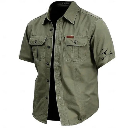 🔥 BEST SELLER | 9-Pack $25.99 | Men's work shirt short sleeve