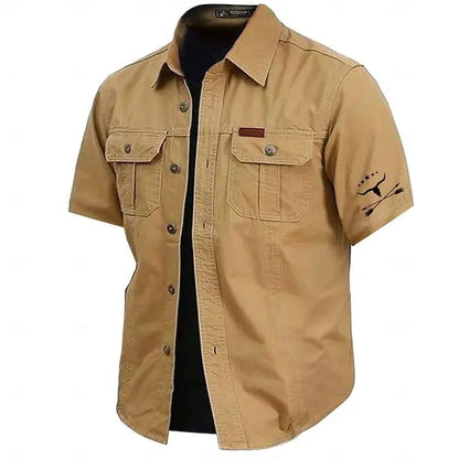 🔥 BEST SELLER | 9-Pack $25.99 | Men's work shirt short sleeve