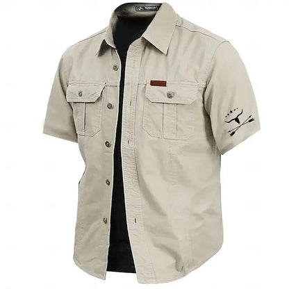 🔥 BEST SELLER | 9-Pack $25.99 | Men's work shirt short sleeve