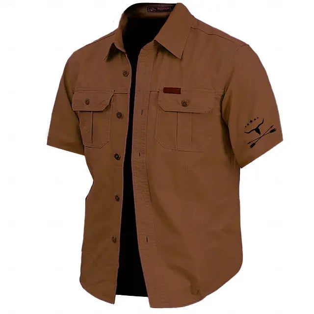 🔥 BEST SELLER | 9-Pack $25.99 | Men's work shirt short sleeve