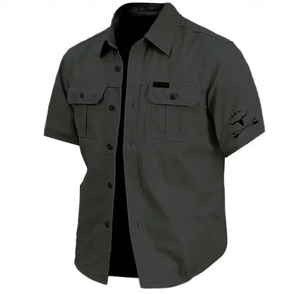 🔥 BEST SELLER | 9-Pack $25.99 | Men's work shirt short sleeve