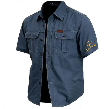 🔥 BEST SELLER | 9-Pack $25.99 | Men's work shirt short sleeve