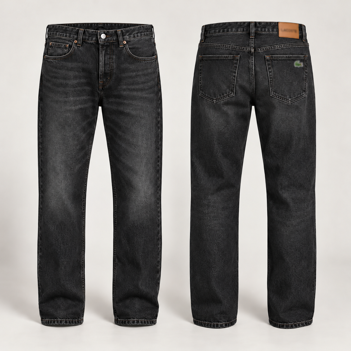 Men's Organic Cotton Slim-Fit Stretch Jeans – Classic 5-Pocket Jeans with Zip Fly & Belt Loops