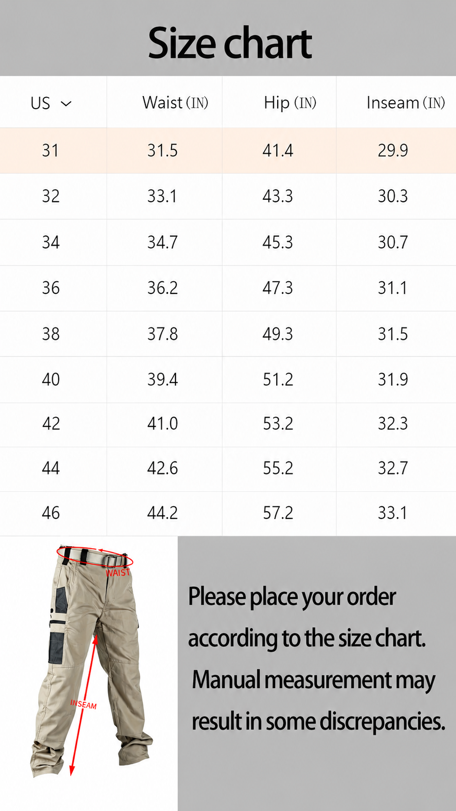 🔥 BEST SELLER | 8PCS $24.63 | Men’s Waterproof Multi-Pocket Tactical Cargo Pants