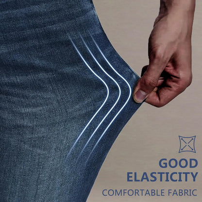 🔥 BEST SELLER | 6PCS $24.63 | Men’s Stretch Cotton Loose-Fit Drawstring Jeans