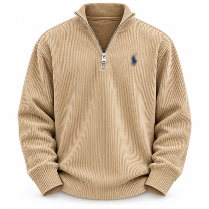 🔥 BESTSELLER | 6PCS $24.95 | Men's Corduroy Quarter-Zip Pullover