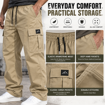 🔥 BESTSELLER | 3PCS $19.95 | Men's Loose-Fit Cargo Pants