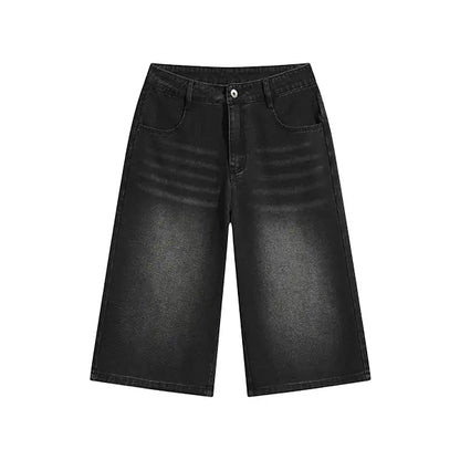 🔥 BEST SELLER | 8PCS $24.99 | Men’s Retro Distressed Denim Shorts with Pockets