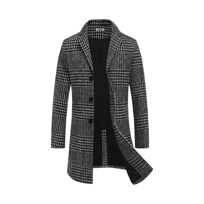 🔥 BESTSELLER | 3PCS $24.95 | Men's Classic Single-Breasted Overcoat-2