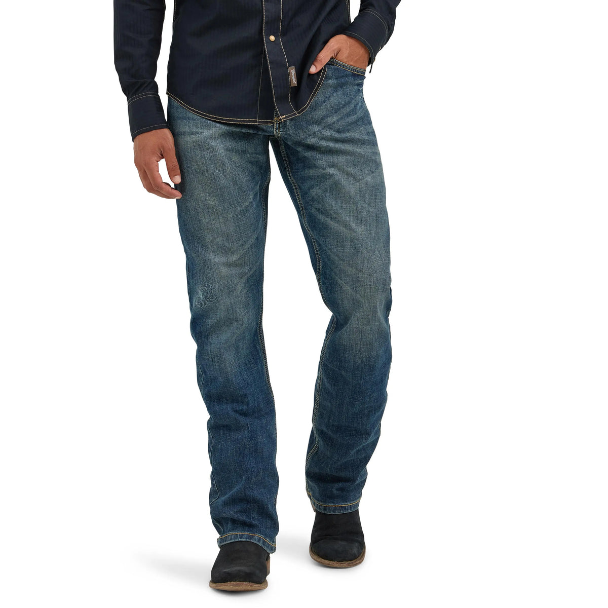 🔥 BESTSELLER | 6PCS $25.99 | Men's Retro® Slim Fit Bootcut Jeans- Layton Classic Denim