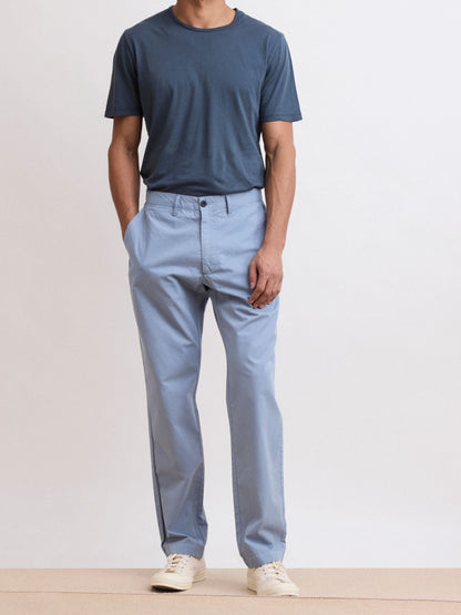 Casual Style Men's Storm Blue Light Chino Pants