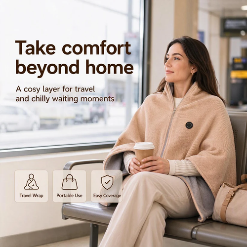 🔥Xmas Mega Sale - Portable Heated Blanket Shawl