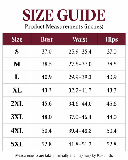 Women's blazer pant set size guide – shoulder sleeve top and pants length