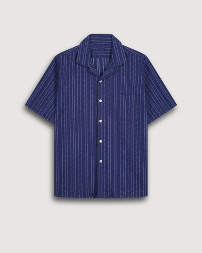 Casual Soft And Comfortable Dark Blue Shirt