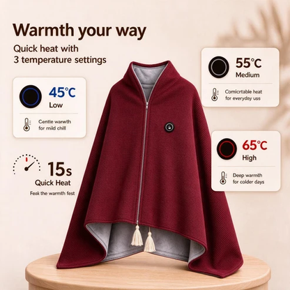 🔥Xmas Mega Sale - Portable Heated Blanket Shawl