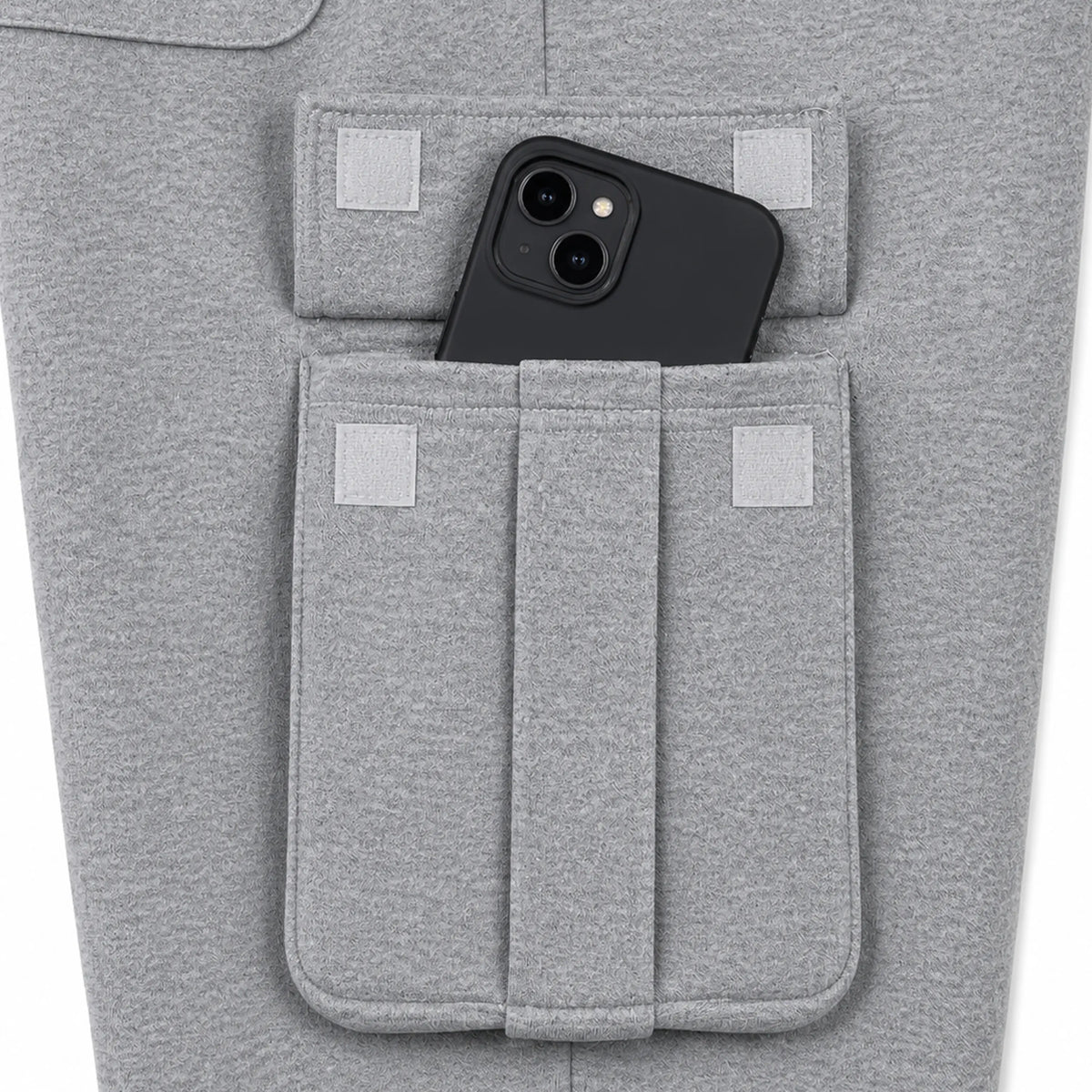 🔥 BESTSELLER | 6PCS $24.63 | Men's Open-Bottom Fleece Cargo Sweatpants