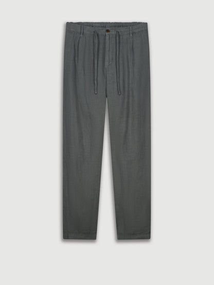 Casual Style Men's Green Eucalyptus Linen Pants