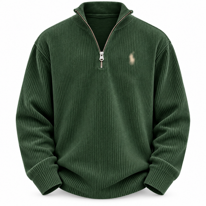 🔥 BESTSELLER | 6PCS $24.95 | Men's Corduroy Quarter-Zip Pullover