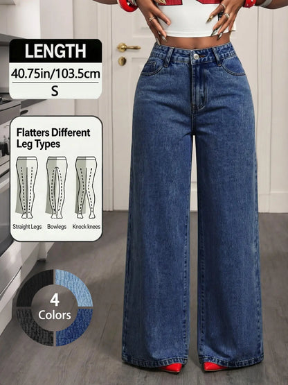 Deep blue jeans product image