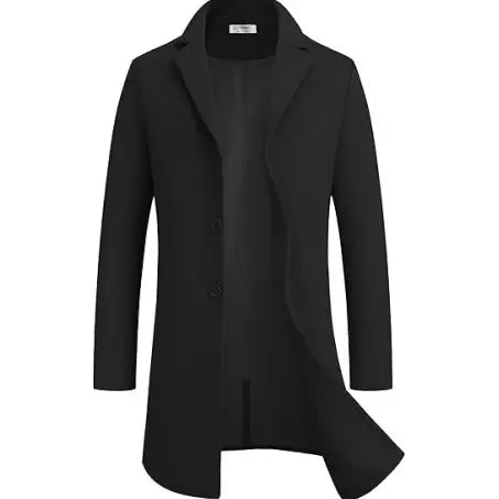 🔥 BESTSELLER | 3PCS $24.95 | Men's Classic Single-Breasted Overcoat-2