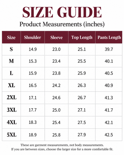Women's blazer pant set size guide – bust waist and hips
