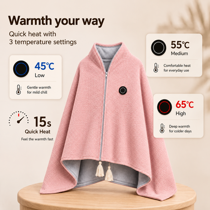 🔥Xmas Mega Sale - Portable Heated Blanket Shawl