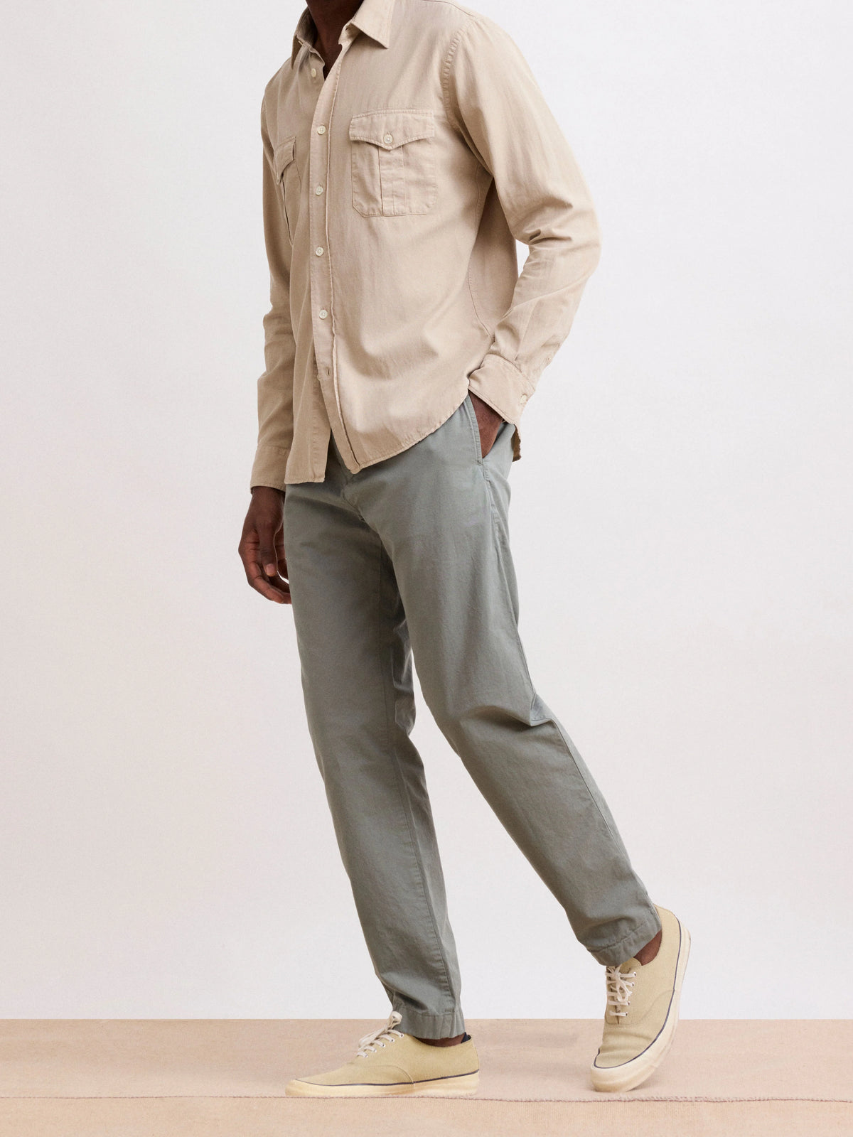 Men's Casual Style Army Green Pants