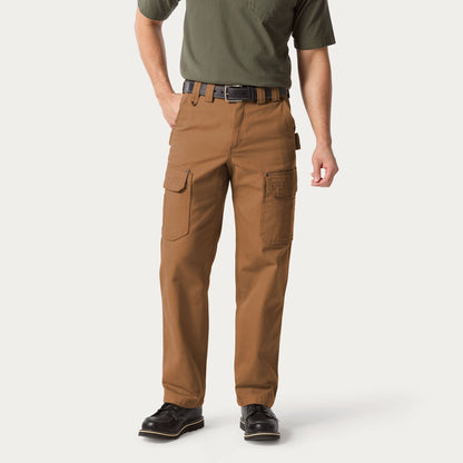 Men's heavy-duty canvas cargo work pants