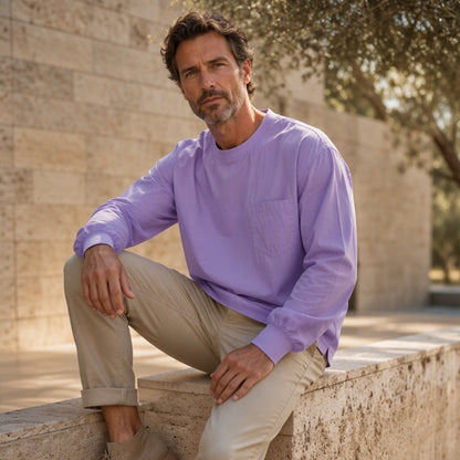 purple seated lifestyle