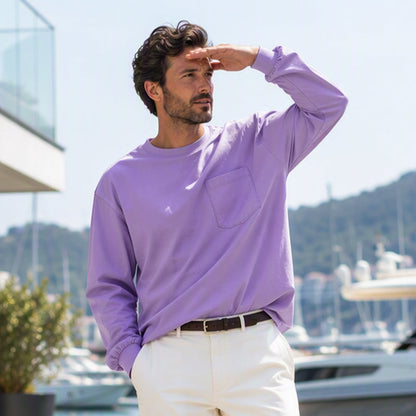 purple outdoor model