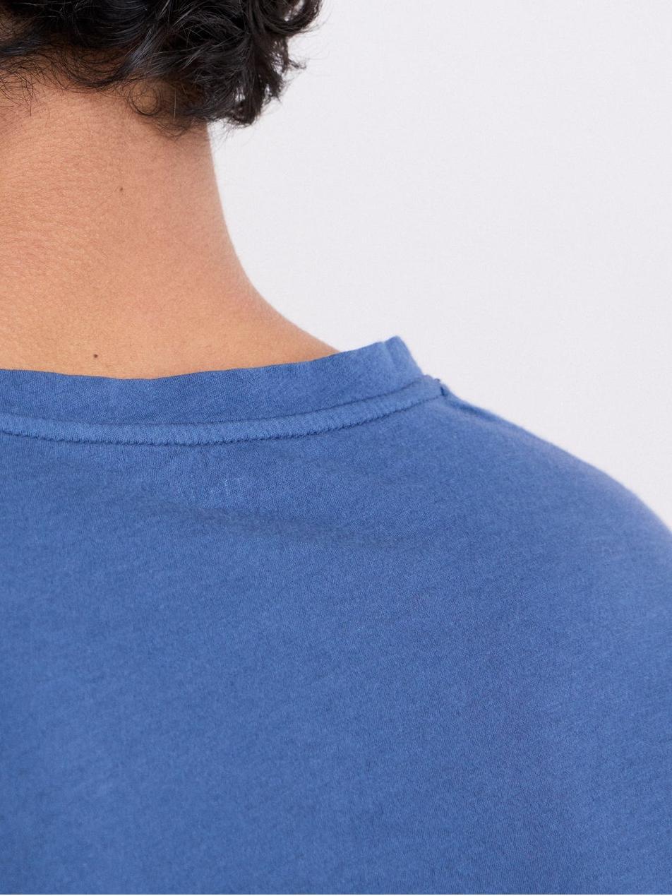 Comfortable Casual Breathable Soft Cobalt Blue T-Shirt