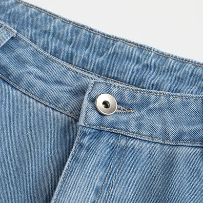 🔥 BEST SELLER | 8PCS $24.99 | Men’s Retro Distressed Denim Shorts with Pockets