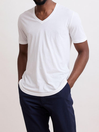 Comfortable Casual Breathable Daily White T-Shirt