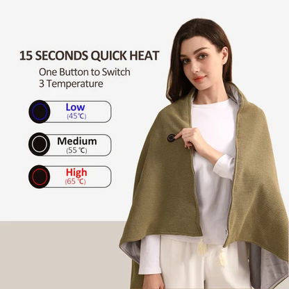 🔥Xmas Mega Sale - Portable Heated Blanket Shawl