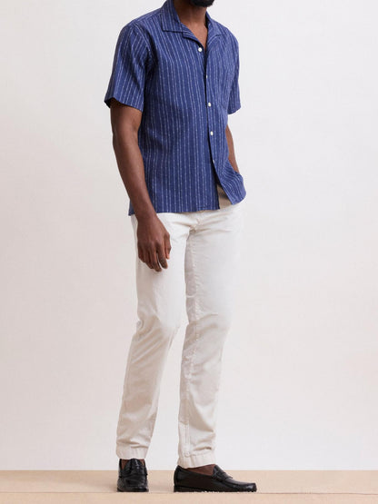 Casual Soft And Comfortable Dark Blue Shirt