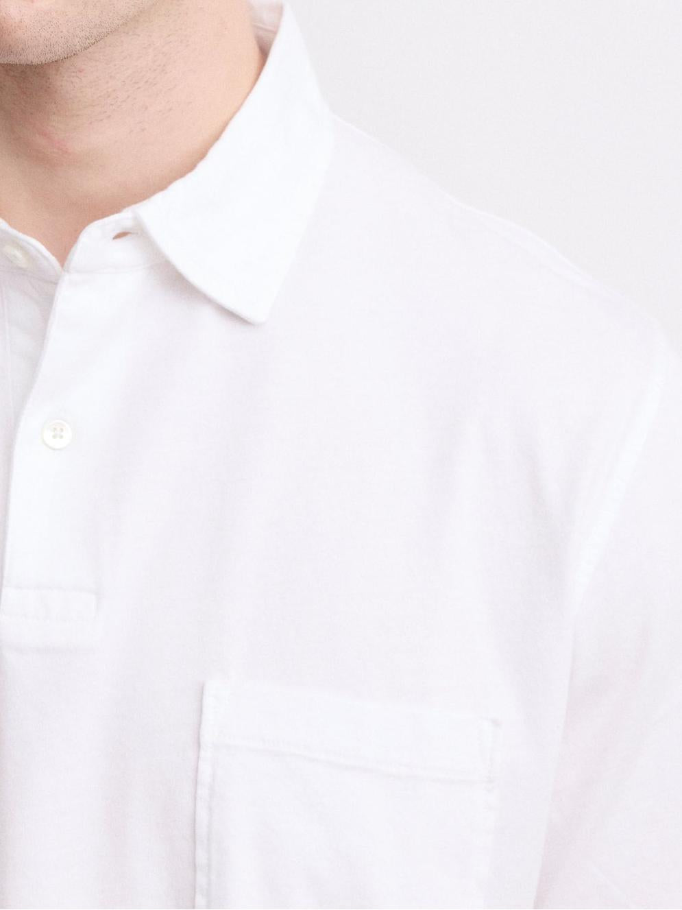 Comfortable Casual Breathable Daily Ivory Polo Shirt