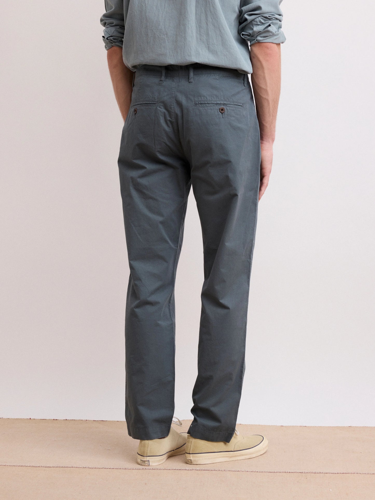 Casual Style Men's Eucalyptus Green Light Chino Pants