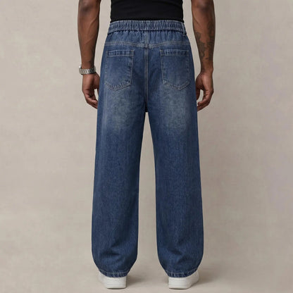 🔥 BEST SELLER | 6PCS $24.63 | Men’s Stretch Cotton Loose-Fit Drawstring Jeans