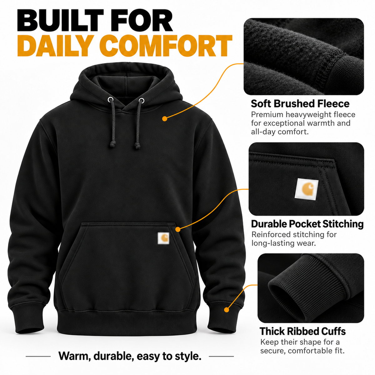 Men's Rain Defender Loose Fit Heavyweight Sweatshirt