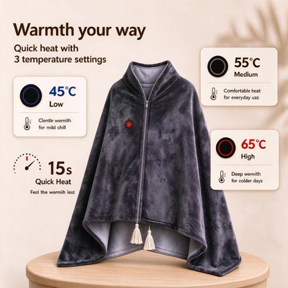 🔥Xmas Mega Sale - Portable Heated Blanket Shawl