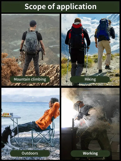 🔥 BEST SELLER | 8PCS $24.63 | Men’s Waterproof Multi-Pocket Tactical Cargo Pants