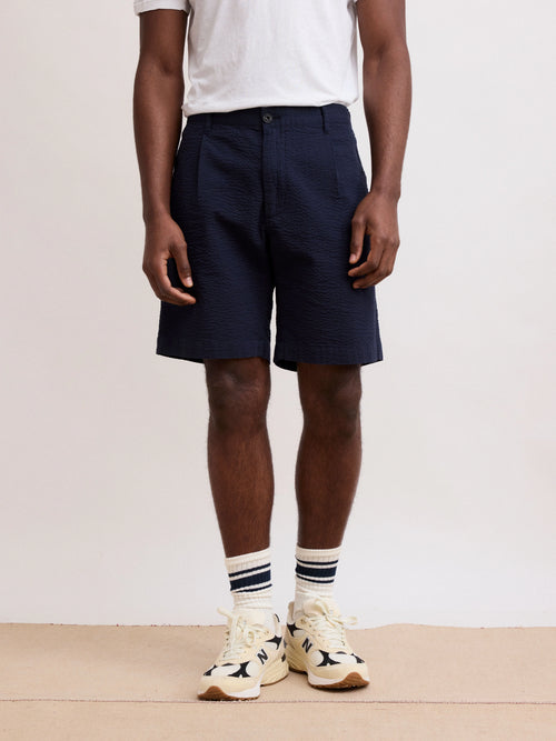 Casual Style Men's Deep Blue Shorts